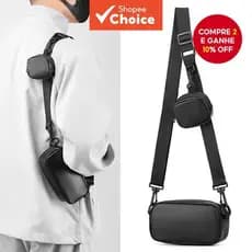 Saco De Funda Pequeno Sling Homens Conjunto Mensageiro Crossbody Beg Silang Lelaki