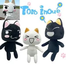 28cm/11 Polegadas Toro Inoue Pelúcia Doro Gato Expressão Fofa Brinquedo De Boneca Crianças Fãs Presente