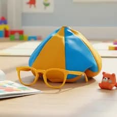 Conjunto de Boina e Óculos Blippi para Meninos, Boné de Festa de Personagem Infantil, Acessório de Cosplay, Ideia de