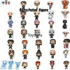 Figura De Vinil Harry Potter Hermione Ron Voldemort Malfoy Nick Filch Luna Sirius Preto Tonks Rita Hedwig Dobby Brinqued