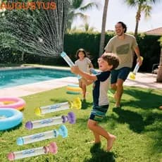 Brinquedos De Fogos De Artifício De Água AUGUSTUS , Spray Tipo Puxar Espirrando , Portáteis