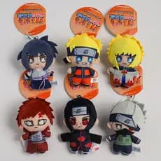Brinquedo de Pelúcia Naruto Shippuden, Pingente de Chaveiro Naruto, Boneco de Desenho Animado para Decoração de Bolsa NH