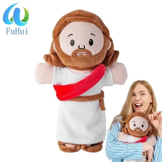 Brinquedo de Pelúcia Fuhui Jesus, Boneco Fofo da Sagrada Família, Figura Religiosa Cristã Criativa CPSP CDDK