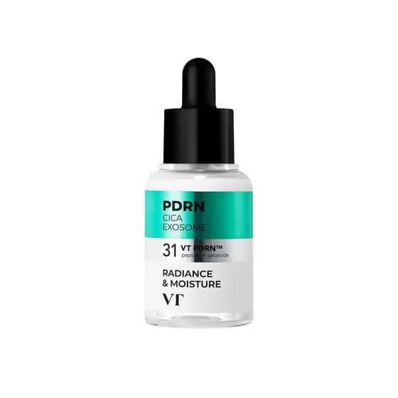 VT COSMETICS PDRN Cica Exosome Ampoule, Sérum Firmador com Peptídeos e Ceramidas para Antienvelhecimento, Cuidado com Ru