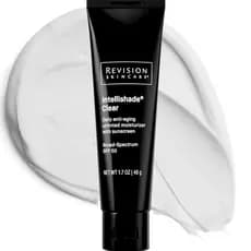 Revision Skincare Intellishade Clear SPF 50, Protetor Solar Antienvelhecimento para o Rosto, Hidratante Diário Sem Óleo