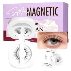 Cílios Magnéticos BEYELIAN com Kit Aplicador, Cílios Postiços Magnéticos Macios de Aparência Natural, Sem Necessidade de
