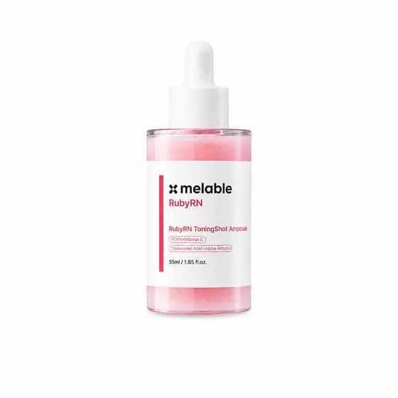 Melável RubyRN ToningShot Ampola 55ml PDRN Gold Silk Brightening Care Hidratante Cuidados Com Manchas Escuras O Tom Da P