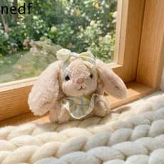 NEDFS Chaveiro De Coelhinho De Pelúcia De Páscoa , Brinquedo Kawaii Multicolorido , Pingente De Bolsa De Coelho Criativo