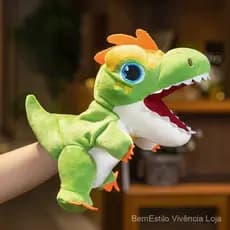 Tiranossauro Rex Doll Dinossauro Boneca De Pelúcia Fantoche