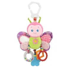 Móbile Carrinho Com Chocalho e Mordedor Passear Borboleta