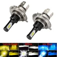2pçs Mini H4 H7 Lâmpada De LED 12000LM CSP H11 H8 H9 Carro Farol De Neblina H1 H3 9005 Hb3 9006 Hb4 Direção Dia Automáti