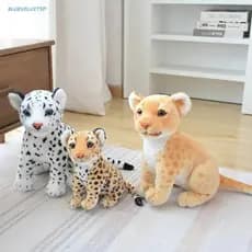 BLUEVELVETSP Brinquedo De Pelúcia De Leopardo Para Bebê , Macio De Neve ,