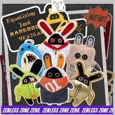 【 Zenless Zona Zero 】 Bangboo Merchandise Plush Toys Cartoon Cute Little Bunny Dolls Bedroom Decor Decoração De Cama Ade