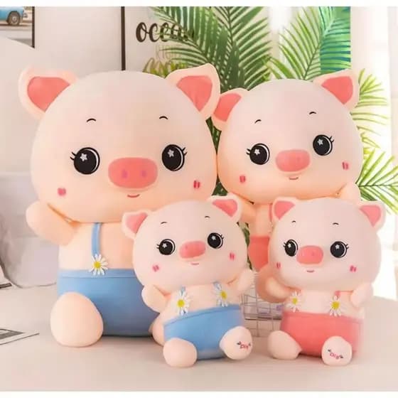 Pelúcia Porquinho Pig de Pelúcia 35 CM Antialérgico, Decoração Fofa e Presente Perfeito