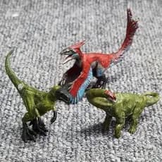 Modelo de Brinquedo de Dinossauro Jurassic World Pyroraptor Brachiosaurus Tyrannosaurus Rex Presente de Aniversário