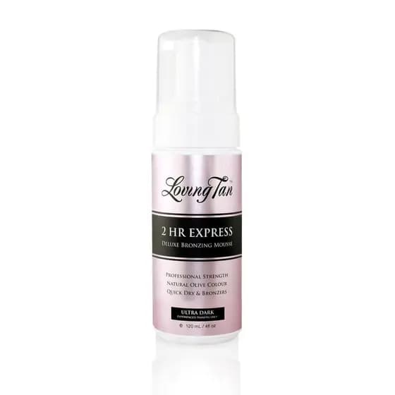Loving Tan 2 HR Express Mousse Autobronzeadora, Ultra Escura - Sem Manchas, Natural, Qualidade Profissional - Mais de 5