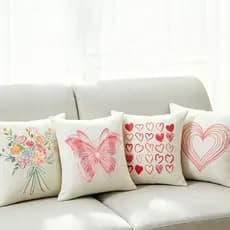 Almofadas Mais Enchimentos E Almofada  Luxo Linda Decorativa Princesa 45×45cm
