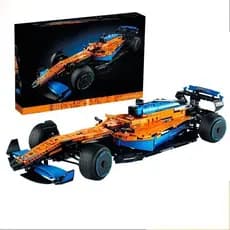 Modelo técnico de 65cm 8 McLaren F1, carro de corrida F1 L24E, blocos de montagem compatíveis com o modelo de alta quali