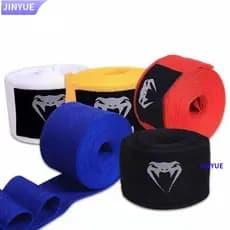Bandagem de Boxe Algodão Bandagem Elástica Muay Thai Sanda Karate Bandagens de Boxe Proteção de Pulso Bandagem Puls