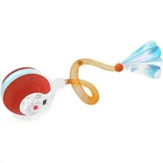 Brinquedos Interativos para Gatos de Interior Jkanti, Bola para Gatos Ágil de 3ª Geração com Cauda de Malha Elástica, Br