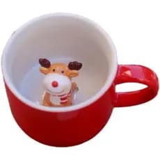 Caneca 3D ZaH com Animal Dentro, Caneca de Cerâmica com Figura de Desenho Animado para Meninos, Meninas, Crianças, Mulhe