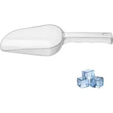 Colher de gelo de plástico para freezer - Colher de gelo de 12oz em policarbonato sem BPA com cabo ergonômico, ideal par