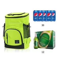 Mochila Térmica Portátil Impermeável de Grande Capacidade 33L para Piquenique ao Ar Livre Promoção de Cerveja Gelada