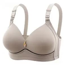 Sutiã Sem Fio Confortável Plus Size 36-46 , Push-Up Fino Ajustável , Levantador De Busto Respirável E 1NKD OZBX
