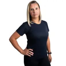 Camisa Feminina Dry Fit Para Academia Corrida Esportes Confortável Proteção UV Leve Promoção