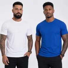 Kit 2 Camisas Masculina Dry Fit Para Academia Corrida CrossFit Esportes Confortável Proteção UV Leve Promoção