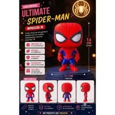 🕷️ Boneco Homem-Aranha Colecionável | Impressão 3D | Decoração Geek