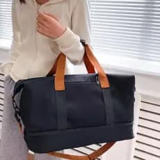 Bolsa de Viagem Mão com Compartimento para Calçados, Grande Capacidade