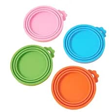 [layanist] 4 Unidades De Tampa De Silicone Para Manter Fresco 88 Mm Lata Animais De Estimação Gato Comida Cães E Gatos T