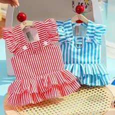 Roupas para cães, roupas para gatos, roupas para animais de estimação, roupas para cães estilo princesa, vestido suspens