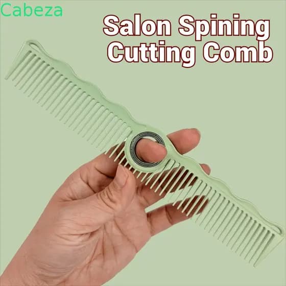 CABEZA1 Pente De Cabelo Fidget , Com Corte Giratório Profissional Rolamento , Dente Largo E Fino