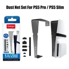8 Peças Tampa De Filtro Lateral À Prova De Poeira Conjunto De Rede Com Plugues Malha De Prevenção Suja Para PS5 Pro/PS5