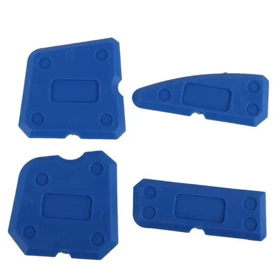 TSBR 4 Pçs Kit De Ferramentas Calafetagem Silicone Conjunta Selante Espalhador Espátula Raspador Borda Reparo Piso Telha