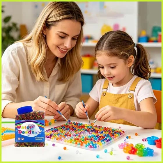 Contas De Água Infantil , 20000 Peças , Decorativas , Transparentes , Cores Mistas , Decoração Floral , Para Casa , Apar