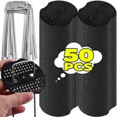 50/30/20 Unidades Arruelas De Estacas De Solo De Jardim De Furo Duplo-Almofada Multifuncional De Paisagem-Almofadas De L