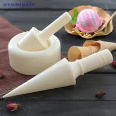 [newpros] Molde De Cone De Sorvete DIY Sorveteira Ferramenta Para Fazer Crocante Em Forma [pubr]