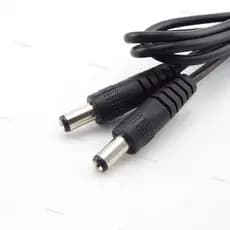 1m DC Macho Para Fêmea 20awg 22awg Cabo De Extensão Fio Conector De Fonte De Alimentação Câmeras Tira Luz 5.5x2.1mm 22BR