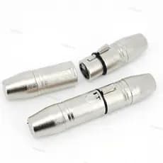 XLR 3 Pinos Macho Fêmea Para 3.5mm Jack Adaptador De Áudio Alto-Falantes De Microfone Consoles De Som Amplificador Conec