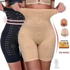 Modelador Feminino Plus Size Cintura Alta Controle de Barriga Sem Costura Pós-Parto Qualidade