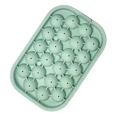Forma de Gelo de Silicone Elástico 22 Bolas de Gelo com Tampa, Forma de Gelo Livre de BPA para Congelar Cubos de Gelo Ca