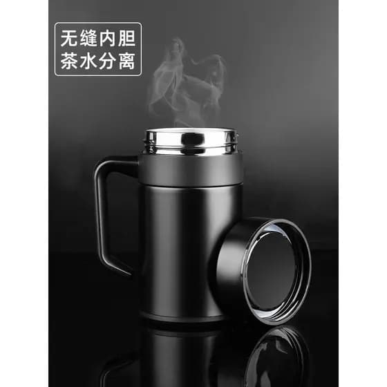 garrafa de água térmica garrafa de água garrafa térmica Copo térmico masculino High-End copo escritório 304 aço inox