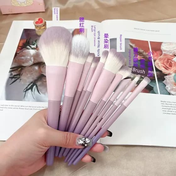 kit pincel maquiagem profissional kit pincel maquiagem pincel de maquiagem profissional Cangzhou conjunto de pincéis de
