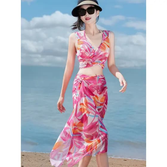 Biquíni brasileiro Biquíni conjunto Biquíni importado barato [Verão amor] maiô de praia à beira-mar feminino biquíni div