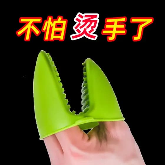 Luva de silicone resistente calor Luva resistente ao calor Luvas de forno Luvas de isolamento térmico espessadas de Sili