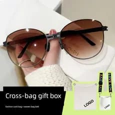 oculos de sol oculos blogueira feminino oculos de sol masculino Óculos de sol dobráveis feminino 2023 novo estilo High-E