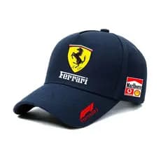 Boné de beisebol da Scuderia Ferrari do Campeonato Mundial de Fórmula 1 da FIA, boné de sol fashion para homens e mulher